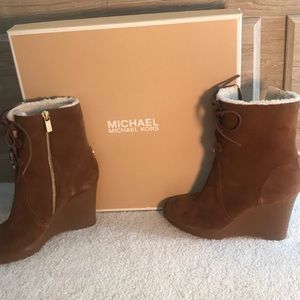 Michael Kors Wedge Booties